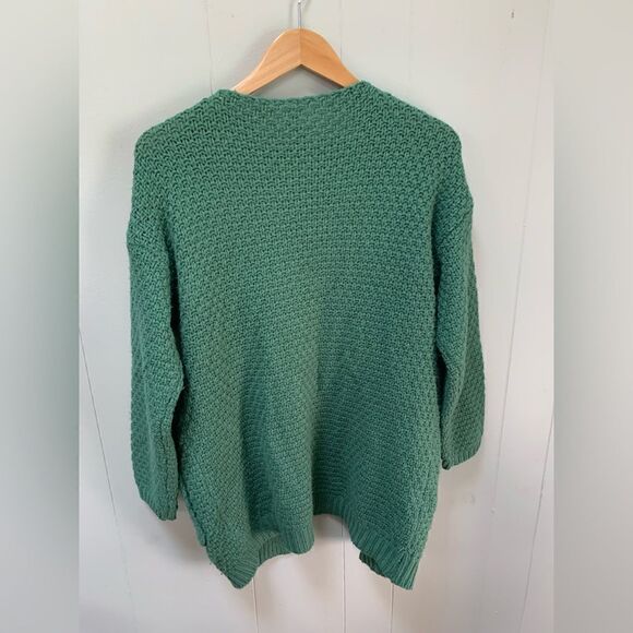 Wishlist Small Medium Green Knit Cardigan - Picture 2 of 6